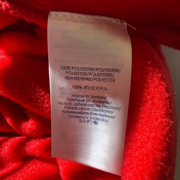 Chaps Sport red sleeveless zip up fleece vest women's size medium - Picture 7 of 8